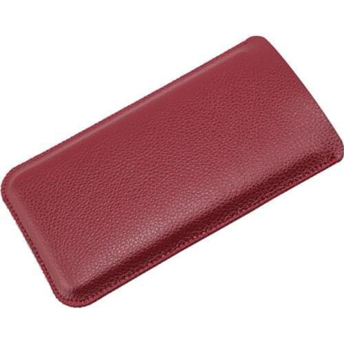 FSSOBOTLUN,For Apple iPhone 8 7 6 Plus 5.5" Phone Case Bag Handmade Litchi Microfiber Leather Cover For iPhone XS MAX 6.5"