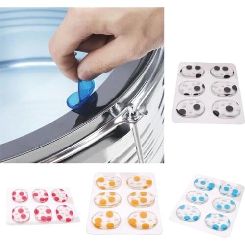 6 Pcs Drum Muffler Gel Pads Silicone Drum Muffler Moist Gel Pads