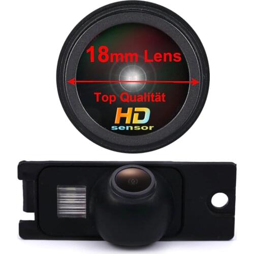 HD CCD 1280*720 pixels 18 mm lens parking rear view car camera for Volvo S40L V40 V50 S60 S60L V60 XC60 V70 XC70 S80 S80L XC90