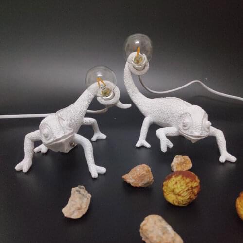 Seletti Resin Lizard Table Lamps Bedroom Living Room Wall Sconce Modern Animal Chameleon Wall Lights Led Night Light Home Decor