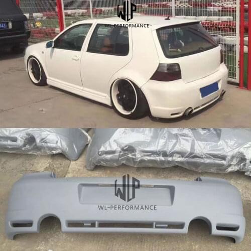 GOLF 4 R32 PU Upainted rear bumper Car body kit for Volkswagen VW Golf 4 R32 car body kit 03-05