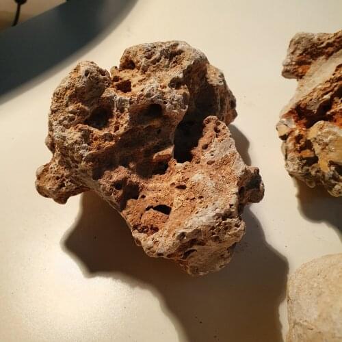 Moon stone rock medium size nearly 10x8x8 cm for aquarium and terrarium 1pcs nearly 600-700 gram every rock