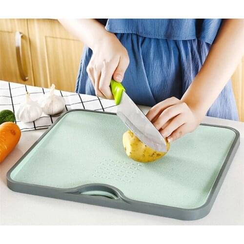 Multifunction Kitchen Chopping Board Washable Cutting Board Chopping Blocks Kitchen Gadgets Home Food Cutting Board Cooking Mat
