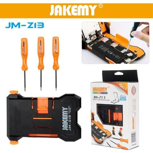 Wholesale JM-Z13 4 in 1 Adjustable Fixed Screen Repair Holder Screwdriver Bits Kit for Phone Teardown Work Fixture PCB Holder