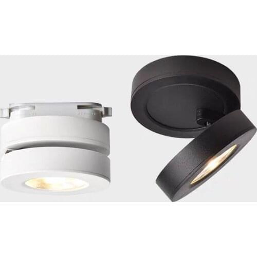 LED Surface Mounted COB Downlight 7W 10W Ceiling Spot Light Track light Rail Light 360 Angle Adjustable 110V 220V