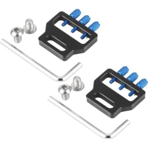 PPYY-2Pcs SLR Cable Clamp for BMPCC 4K 6K for Data USB Wire Clip Mount Adapter Fix for Cinema Camera Cage Release L Plate