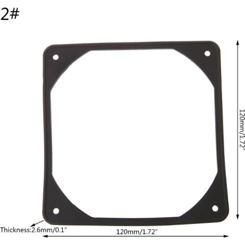 2PCS Silicone Shock Absorption Pad CPU Cooler Fan Cooling PC Case Anti Vibration Gasket Water Cool 32CB