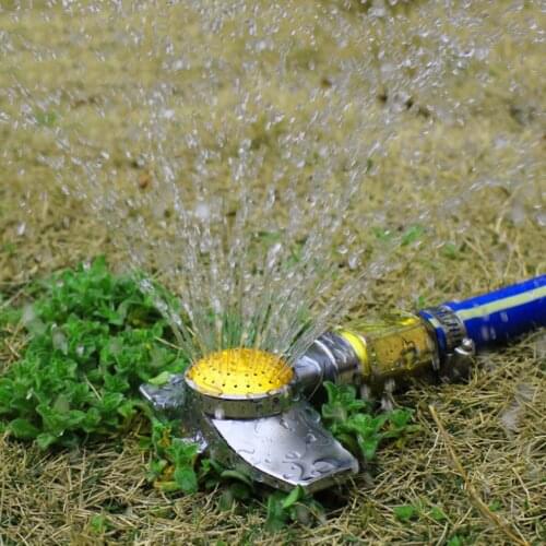 Heavy Duty Metal 360 Degree Sprinkler for Small Area Yard Garden Watering