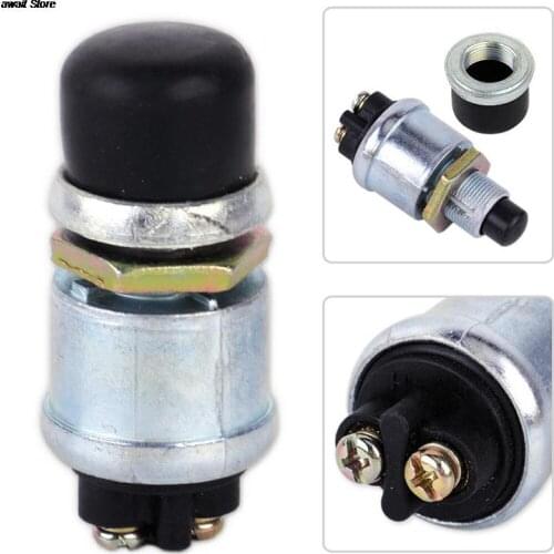 1pc Ignition Starter Switch 60A 12VDC Truck Engine Start Waterproof Push Boat Starter Horn Replacement Button Car Switch
