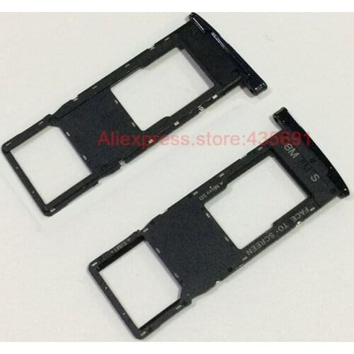 10Pcs/lot Original New Single Sim Card Tray Micro SD Slot Holder For Motorola Moto G6 Plus XT1926-7 XT1926-8 Sim Card Socket