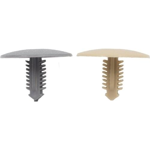 20Pcs 6.5mm Hole Plastic Fastener Clips Auto Roof Cover Trunk Trim Panel Retainer Rivet