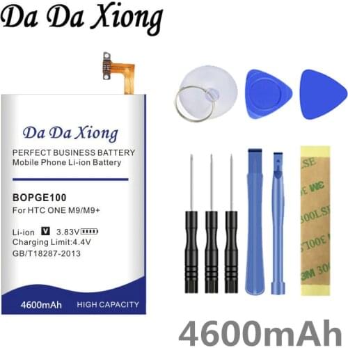 Da Da Xiong 4600mAh BOPGE100 B0PGE100 Battery for HTC ONE M9 M9+ M9W One M9 Plus M9pt Hima Ultra 0PJA10 0PJA13 Battery