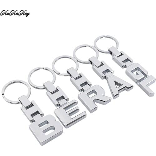 3D Metal Car Logo Keychain Keyring For Mercedes Benz A C S R GLK Auto Key Chain Rings Holder
