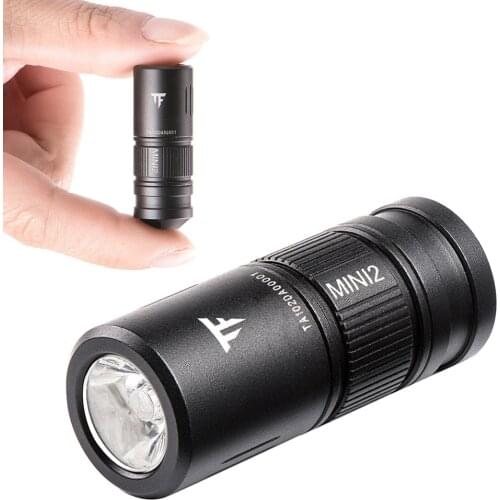 TrustFire MINI2 220 Lumens Keychain EDC USB Rechargeable Flash Light with 10180 Lithium Battery for Camping/Hiking/Hunting