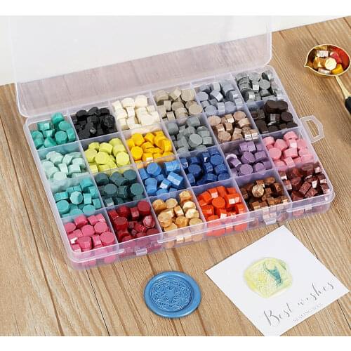 Multicolor Sealing Wax Seal beans Stamp Beads for vintage craft Envelope Wedding Wax seal Ancient Sealing Wax stamp Making Tools
