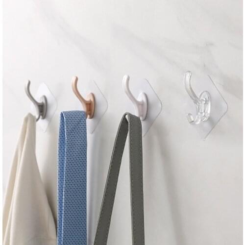 Punch-Free Household Simple And Seamless Stickers Strong Adhesive Wall-Mounted Hook