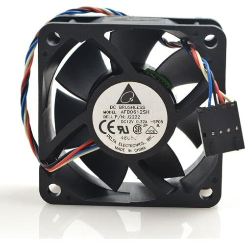 FOR Delta AFB0612SH 6025 12V 0.32A 6CM PWM temperature control large air volume violent fan