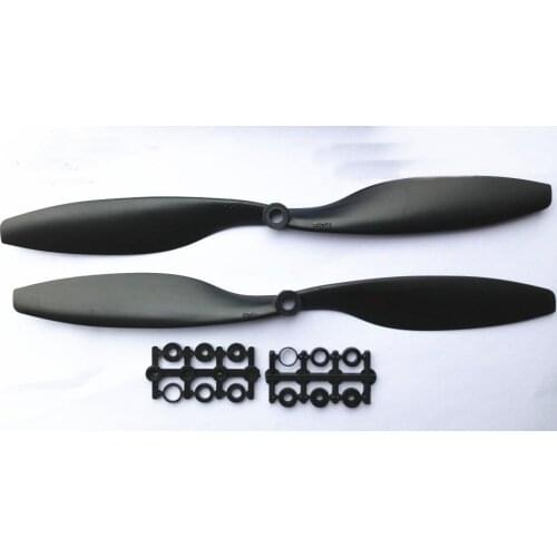 F01979 1045 3D RC-3D Propeller Paddle CW / CCW 1 Pair 10x4.5 propeller Black for RC Quadrocopter Multi-rotor Aircraft