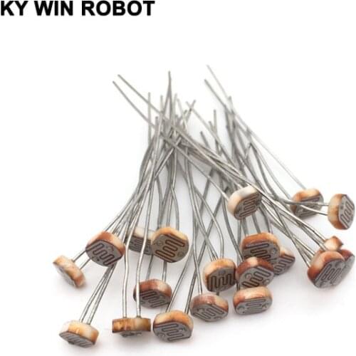 20pcs/lot 5528 Light Dependent Resistor LDR 5MM Photoresistor wholesale and retail Photoconductive resistance for arduino