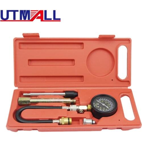 G324 New Engine Pressure Gauge Compression Tester With Extension Bar