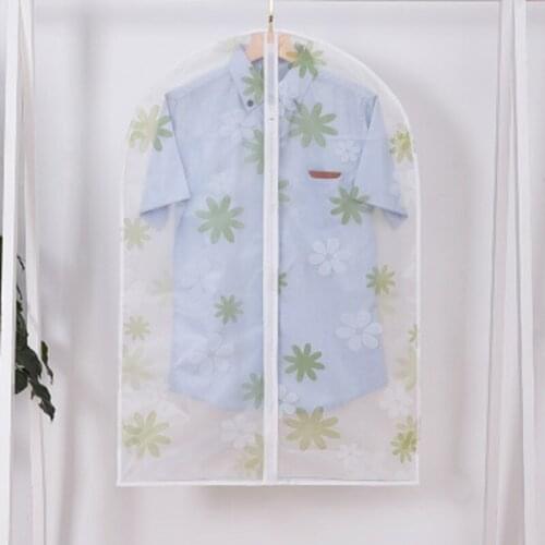 Hot Clothes Hanging Garment Dress Clothes Suit Coat Dust Cover Home Storage Bag Pouch Case Organizer Wardrobe Hanging Clothing