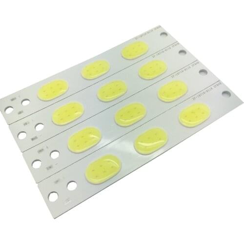5pcs/lot 3W DC3V strip cob led chips 3part lighting area for the DIY lighting