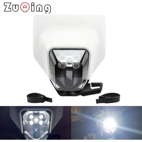 New Motorcycle LED Headlight Headlamp Head Lamp For Husqvarna FC FE TE TX FX TC 125 250 300 350 450 501 FE250 FC250 TE300