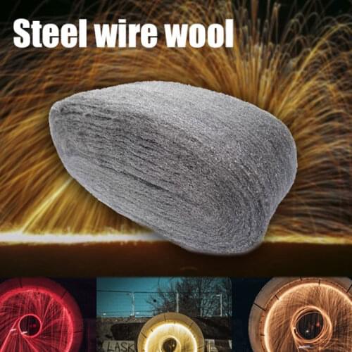 Portable Steel Wire Wool Grade 0000 3.3m For Polishing Cleaning Removing Remover Non Crumble New