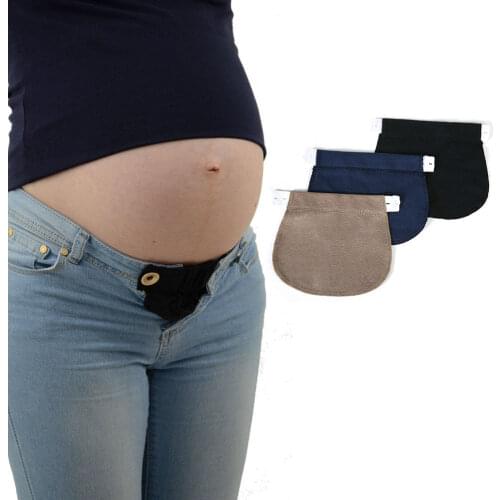 Pregnant womens belt extension buckle Maternity clothing aids during pregnancy Pregnancy clothing Waist length extension