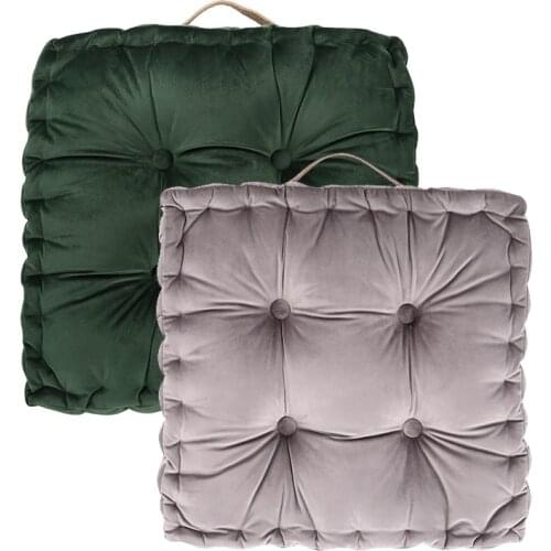 Simple Solid Color Velvet Sofa Cushion Thickened Multifunctional Chair Cushion and Seat Cushion Pillow