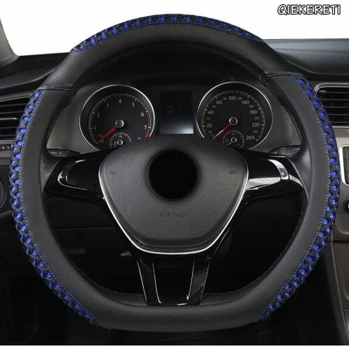 QIEKERETI Leather Car Steering Wheel Cover For Infinitis Q30 Q50 FX35 QX50 QX56 QX60 QX70 FX G25 G37