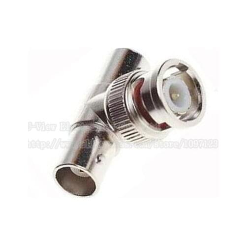 NCHTEK BNC Male To Double BNC Female Splitter T adapter For CCTV Camera System/Free DHL Shipping/500PCS