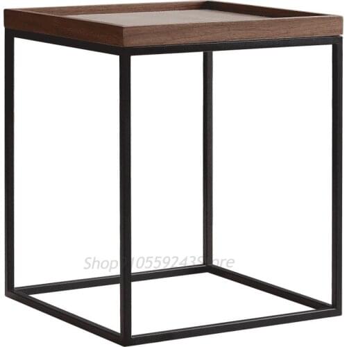 Nordic Ins Wind Net Red Modern Minimalist Style Side Table Square Industrial Sofa Corner Table Small Side Table