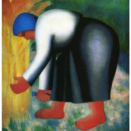 High quality Oil painting Canvas Reproductions Reaper (1932) By Kazimir Malevich hand painted
