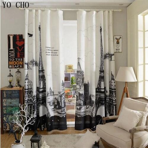 YO CHO Velvet Curtains For Windows