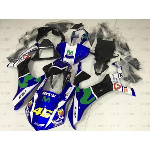 YZF1000 R1 2015 - 2017 Body Kits for YAMAHA YZFR1 2017 Fairings YZF1000 R1 16 Blue White Black Movistar Fairings