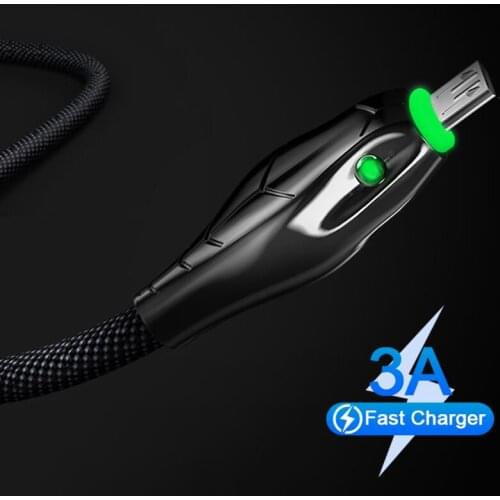 3A Micro USB Charger Cable Fast Charging Data Sync Smart Phone USB C Data Cord For iPhone 12 Xiaomi 11 Huawei p40 p30 Samsung 21