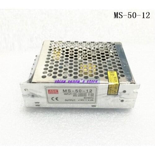 1Pcs MS-50-12 50W 12V 4.2A AC to DC Converter Small Volume Single Output Switching Power Supply Brand New