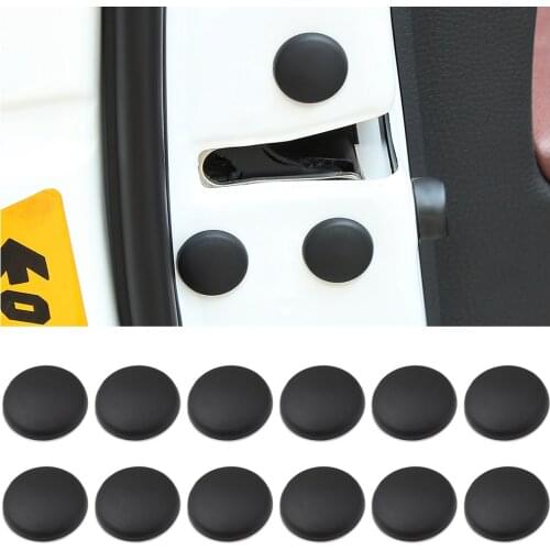 12Pc Car Door Lock Screw Protector Cover For Opel Mokka Corsa Astra G J H insignia Vectra Zafira Kadett Monza Combo Meriva
