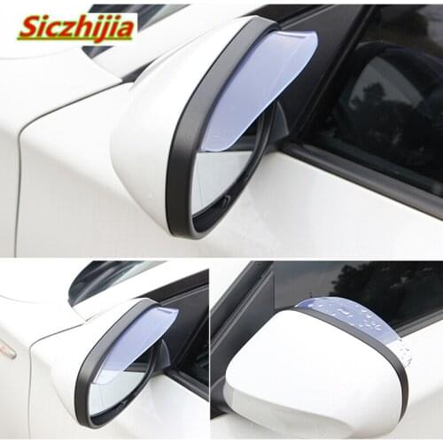 2 PVC car rearview mirror rain eyebrow awning intimate accessories for Acura RLX CL EL CSX ILX MDX NSX RDX RL SLX TL TSX Vigor