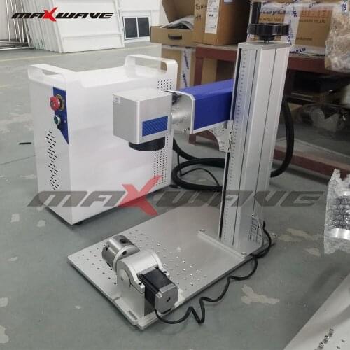20W 30W 50W 100W Industrial Phone Frame Case Fiber Laser Marking Printing Machine On Metal And Plastic