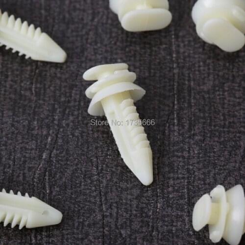 500PCS Natural Nylon Door Trim Panel Clip Retainer 15545202 For Trucks 1988-On For Chevy Pickup Silverado 1500