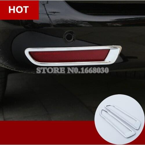 ABS Chrome Rear Tail Fog Light Trim Cover 2pcs For Mercedes Benz Vito 2014-2018 Car accesories interior Car decoration