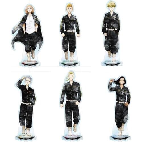 Anime Tokyo Revengers Uniform Series Acrylic Stand Figure Model Desktop Toy Sano Manjiro Hanagaki Takemichi Tachibana Naoto