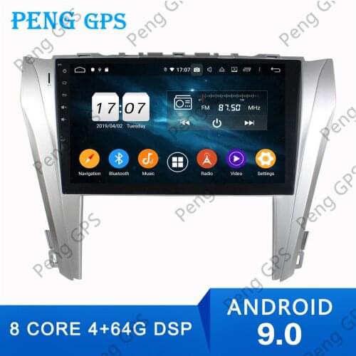 Car Radio Screen for TOYOTA CAMRY 2014-2015 GPS Navigation Recorder Headunit Multimedia Player Android 9 DSP 4+64G