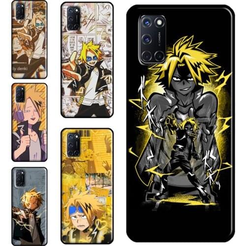 Denki Kaminari My Hero Academia Case For OPPO Find X3 Pro F5 A1K A3S A5S A15 A52 A72 A83 A91 A93 A5 A9 A31 A53 2020 Cover