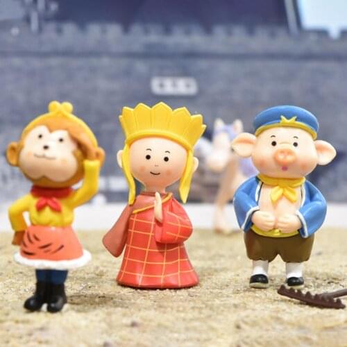 Pilgrimage to The West Monkey King Action Figure Model Figurine Bonsai Decor