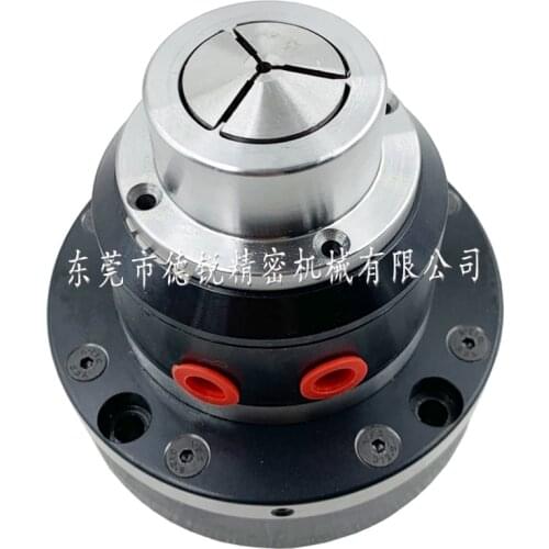 GAL-15 small pneumatic chuck, front-mounted back-pull precision pneumatic collet chuck