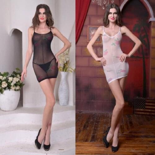 Hot Sexy Lingerie Women Transparent Baby Dolls Exotic Apparel Costumes Dresses Sexy Underwear Sex Product Female Nightwear Teddy