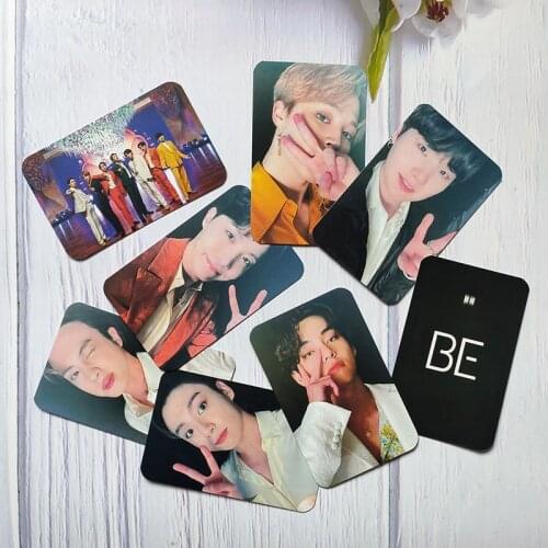 South Korean Groups Kpop Bangtan Boys New Album BE M2U Lomo Box Small Card Set All Styles Collective K-pop HD Photocard Poster